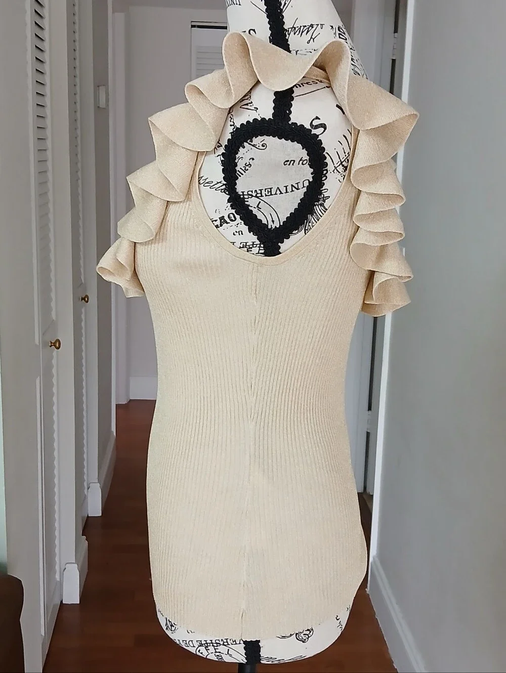 ZIMMERMANN INDRA METALLIC FRILL TOP - Picture 7 of 11